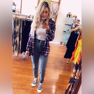 Reclaimed Vintage The ‘89 Slim Tapered Leg Jean in Vintage Gray Wash